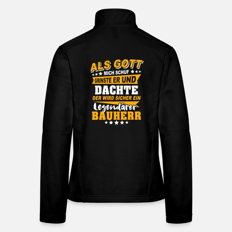 Builder Sayings Women's Softshell Jacket