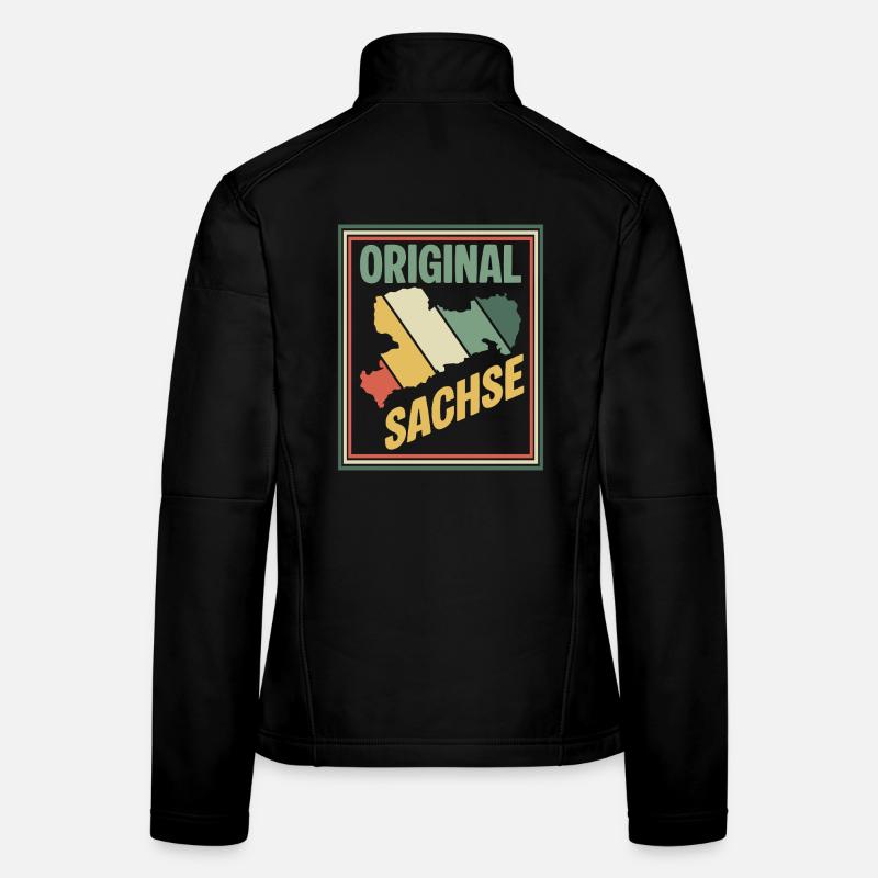 Original Saxony Map Women's Softshell Jacket