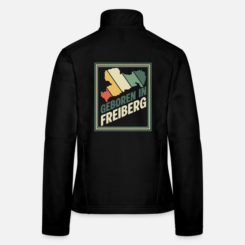Né à Freiberg Veste en tissu softshell Femme