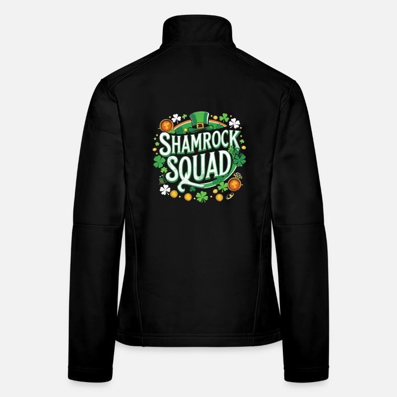 Shamrock Squad: Green Spell Women's Softshell Jacket