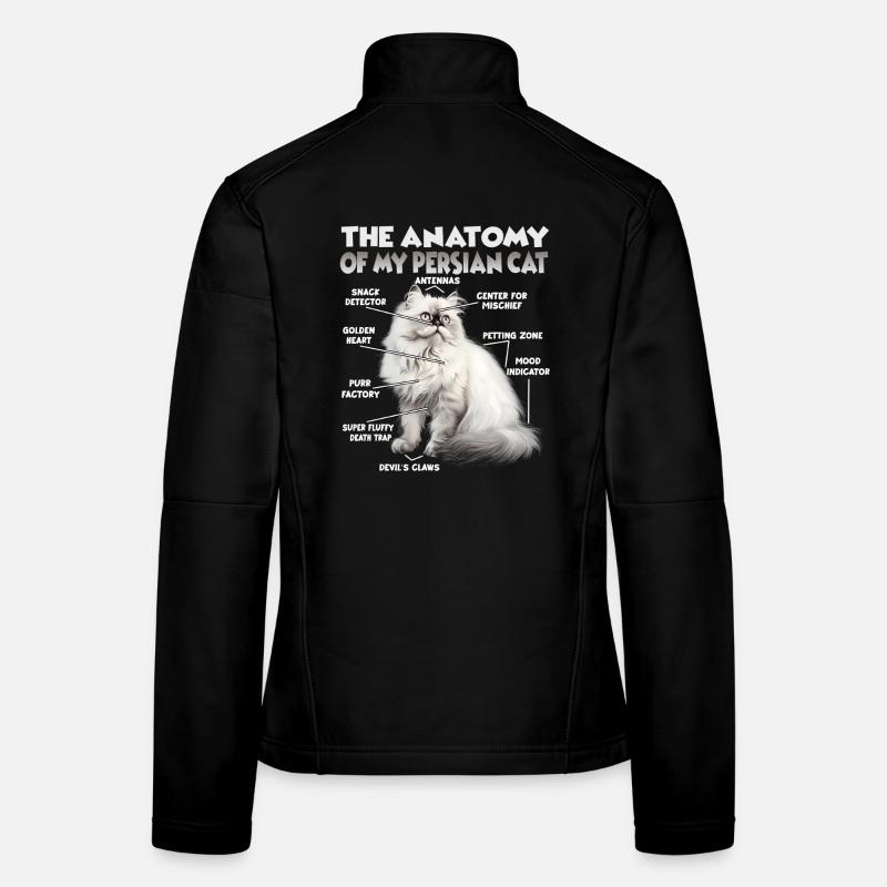 Perserkatze Geschenk  Katzenbesitzer Geschenkidee Frauen Softshelljacke