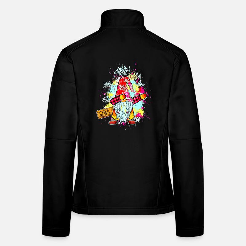 CHEF WICHTEL Dab Graffiti Männlich Xmas Frauen Softshelljacke