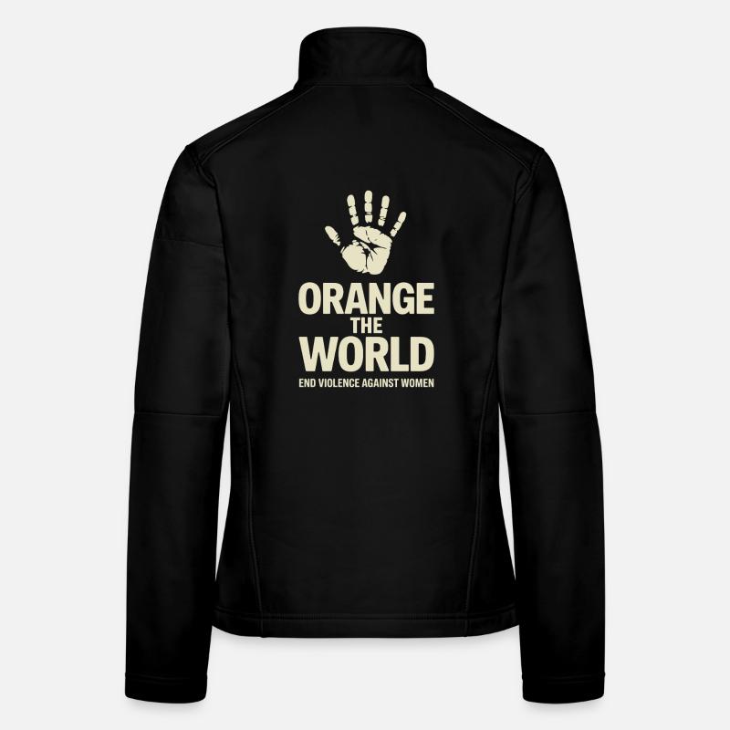 Orange The World Women's Softshell Jacket
