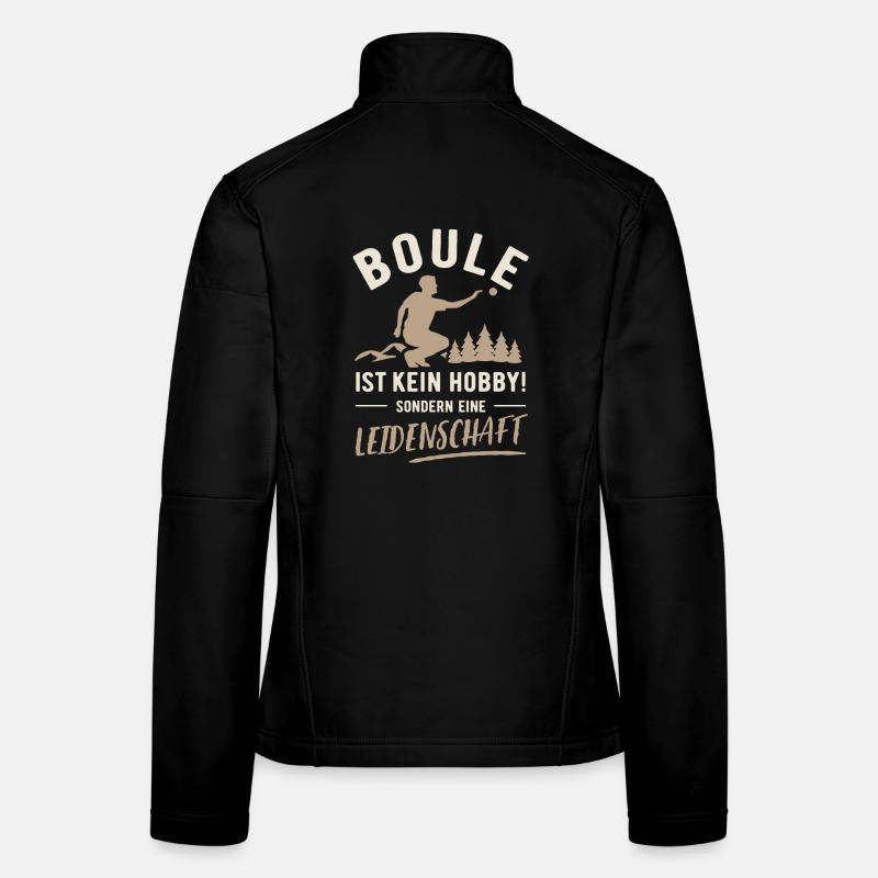 Boule | Ce n’est pas un passe-temps mais une passion Veste en tissu softshell Femme
