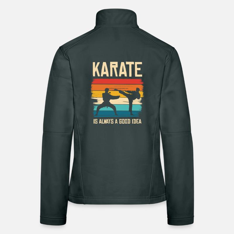 Karate ist immer eine gute Idee Frauen Softshelljacke