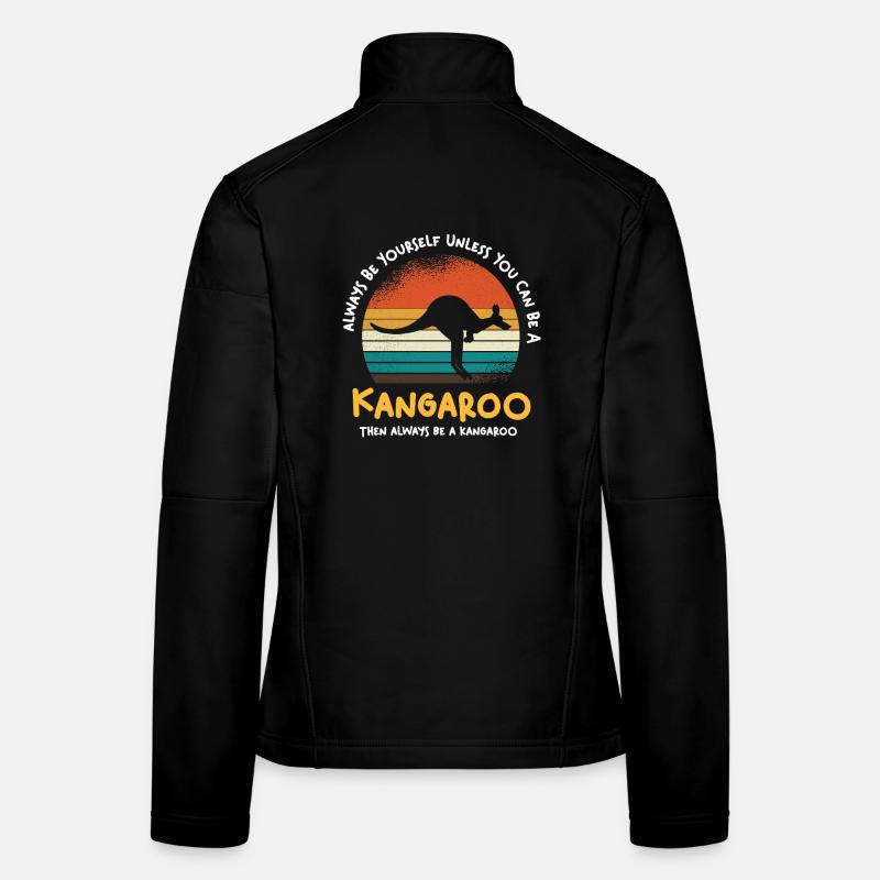Kangaroo Retro Sunset Veste en tissu softshell Femme