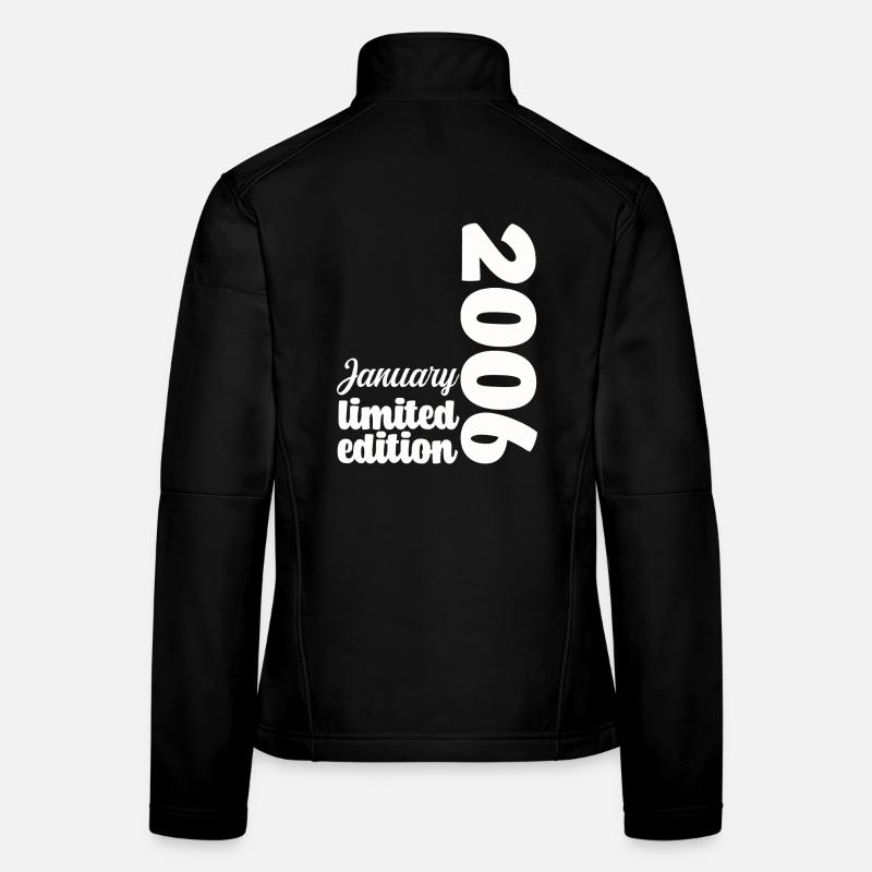 Geburtstag Januar 2006 Limited Edition Geschenk Frauen Softshelljacke