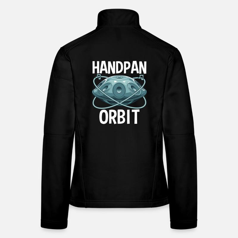Orbite Handpan Veste en tissu softshell Femme