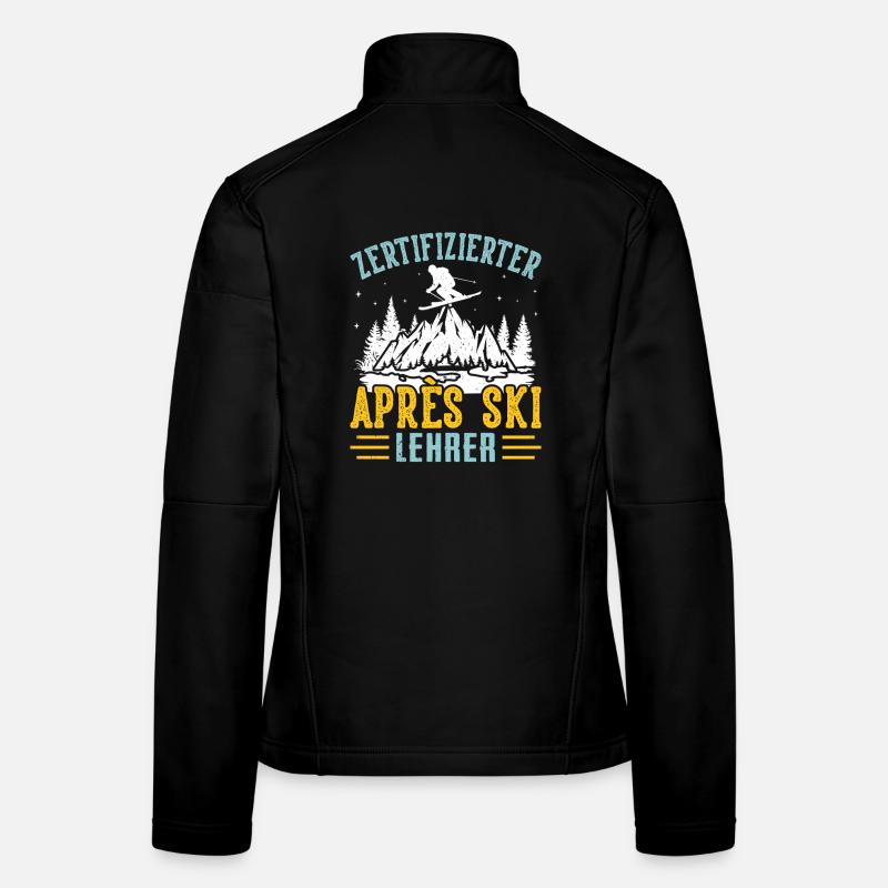 Ski INSTRUCTEUR CERTIFIÉ APRÈS-SKI Lustig Veste en tissu softshell Femme