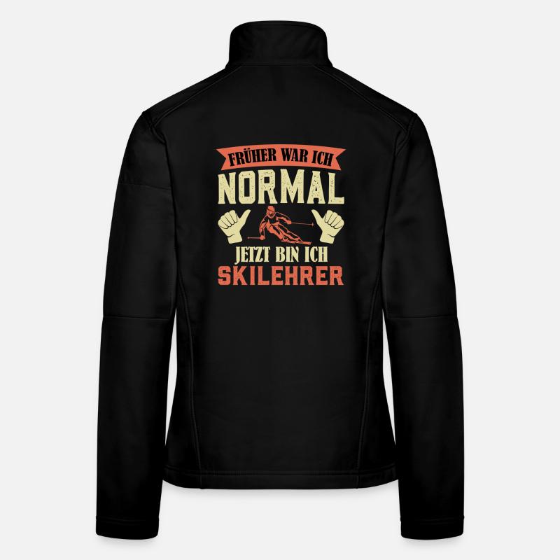 Skiing I USED TO BE NORMAL NOW I AM Women's Softshell Jacket