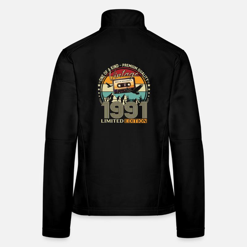 Cassette du 34e anniversaire décembre 1991 Veste en tissu softshell Femme