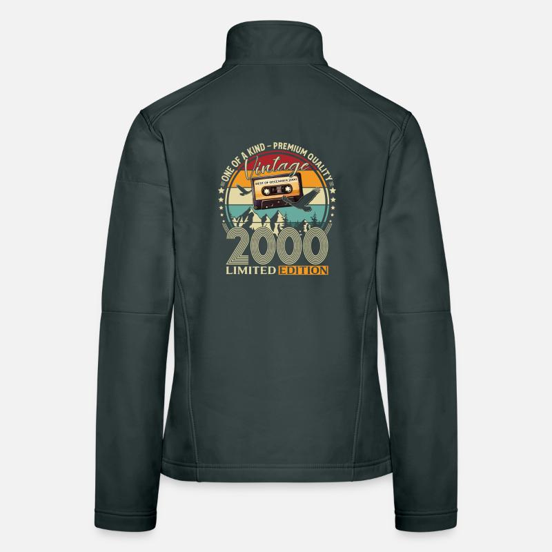 Cassette du 25e anniversaire Décembre 2000 Veste en tissu softshell Femme