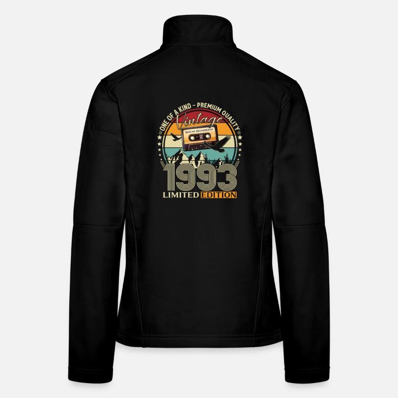 Cassette du 32e anniversaire décembre 1993 Veste en tissu softshell Femme