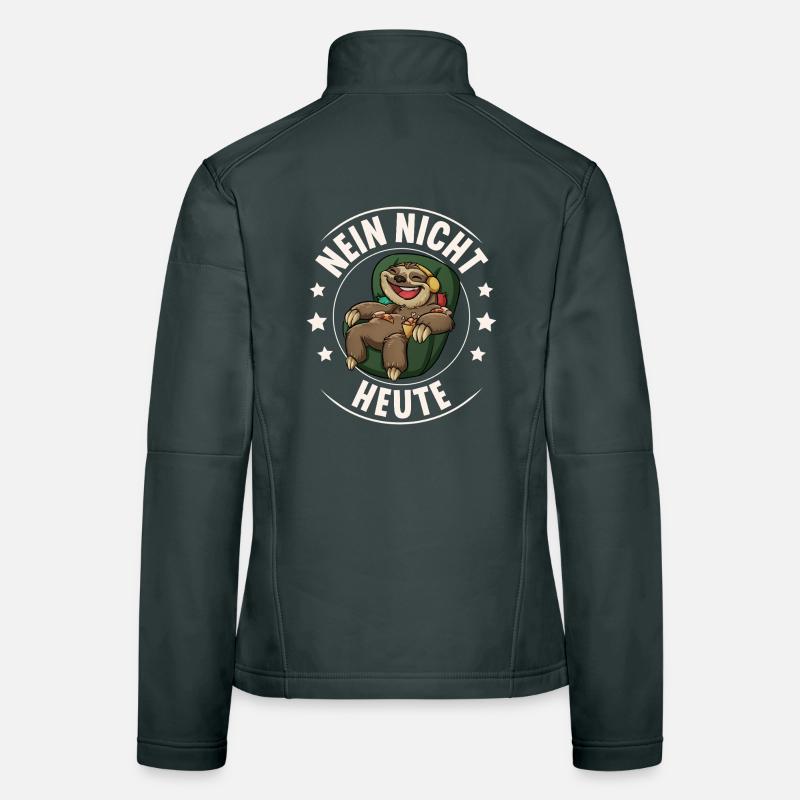 Sloth No Not Today Women's Softshell Jacket