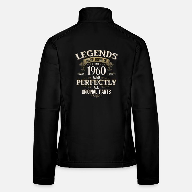 Légende du 65e anniversaire décembre 1960 Veste en tissu softshell Femme