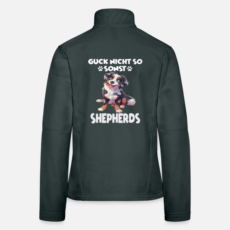Australian Shepherd T Gassi Hundehalter Aussie Frauen Softshelljacke