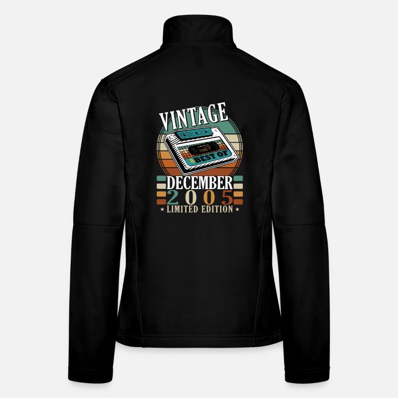 Édition limitée Vintage décembre 2005 Veste en tissu softshell Femme