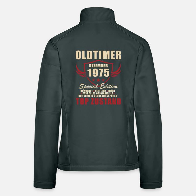 Oldtimer 1975 Sonderedition Logo Frauen Softshelljacke