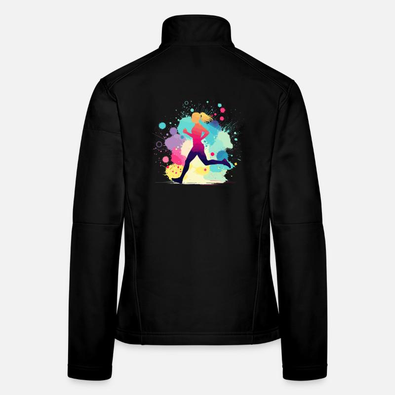 Runner, Running, Marathon, Jogging, Jogger Women's Softshell Jacket