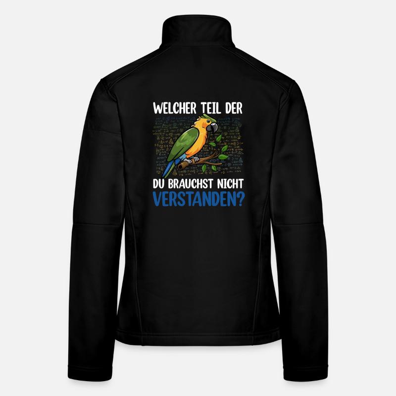 Farbenfroher Papagei Verstehen? Frauen Softshelljacke