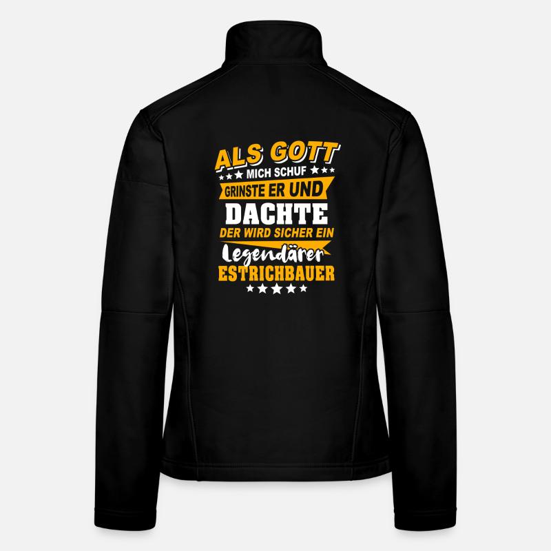 Dictons des créateurs de diatribes Veste en tissu softshell Femme