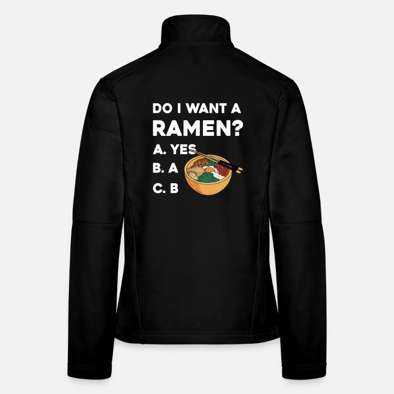 Ramen Wahl Shirt: Yes oder B Frauen Softshelljacke