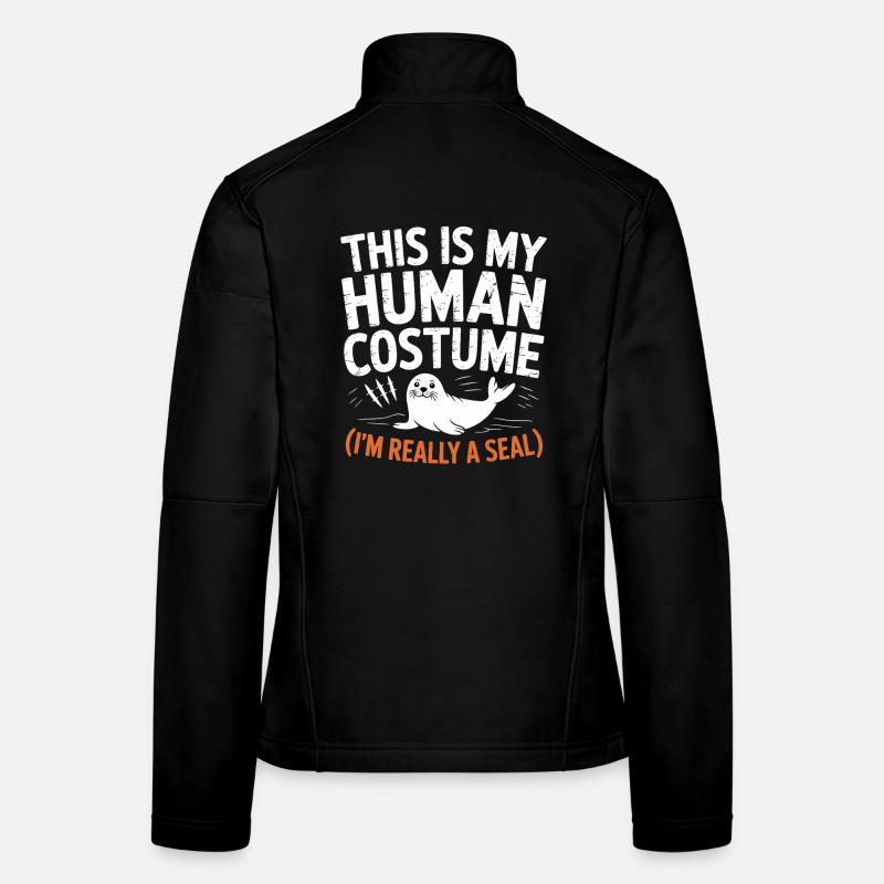 Seal costume pun Women's Softshell Jacket
