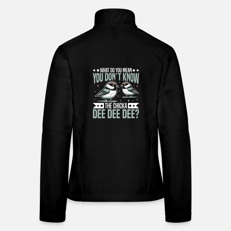 Meise Küken Vogelbeobachter, Vogelbeobachter, Stofftier Frauen Softshelljacke
