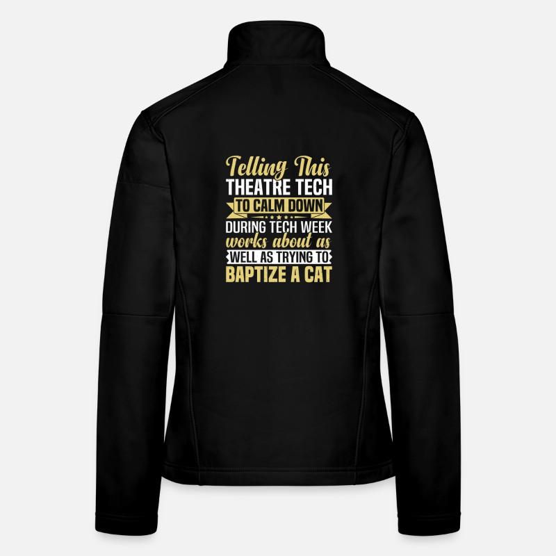 Équipe de scène Technicien théâtral Équipe d’éclairage Veste en tissu softshell Femme