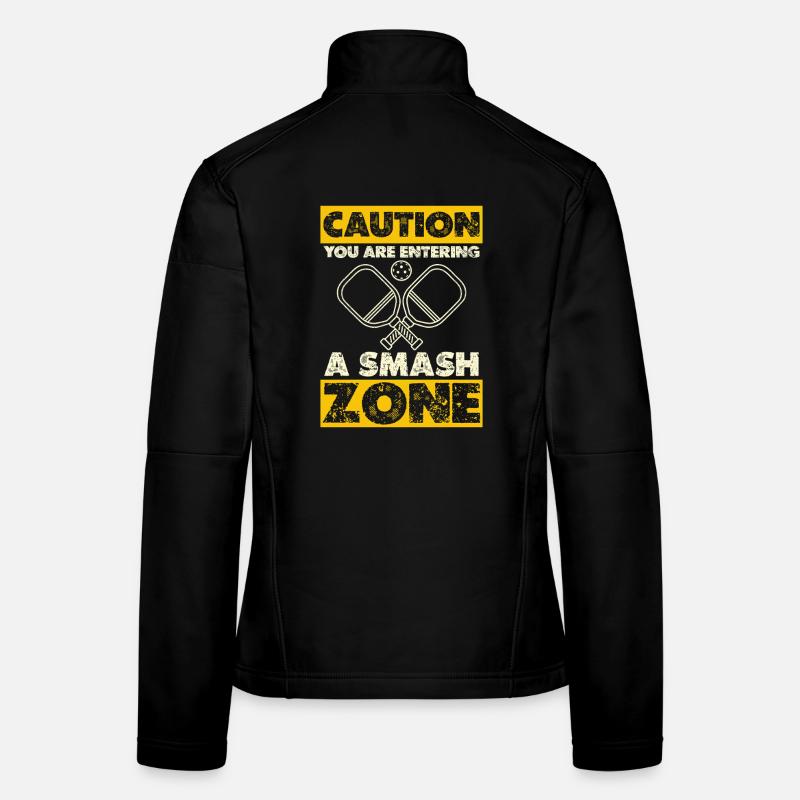 Avertissement : Zone de Smash Veste en tissu softshell Femme