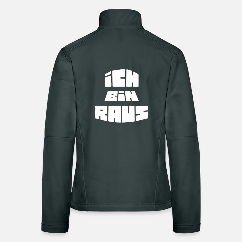 Ich Bin Raus Frauen Softshelljacke
