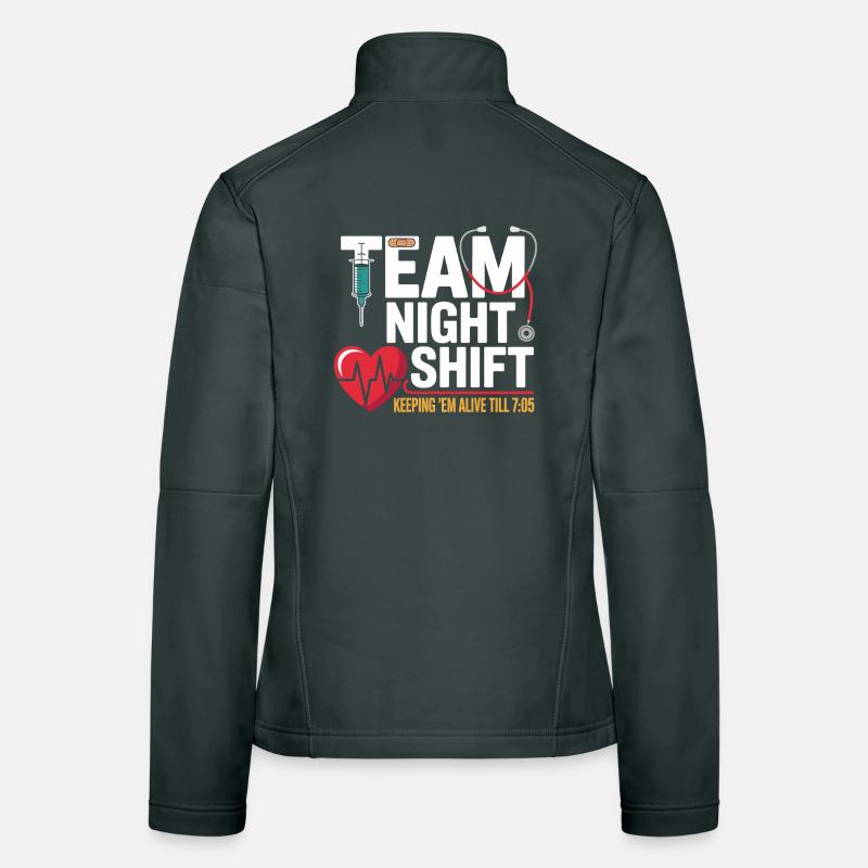 Team Night Shift Night Shift Heroes Women's Softshell Jacket