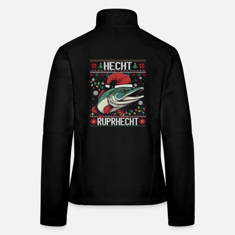Pike Rupr Pike Ruprecht Pike Noël moche Veste en tissu softshell Femme