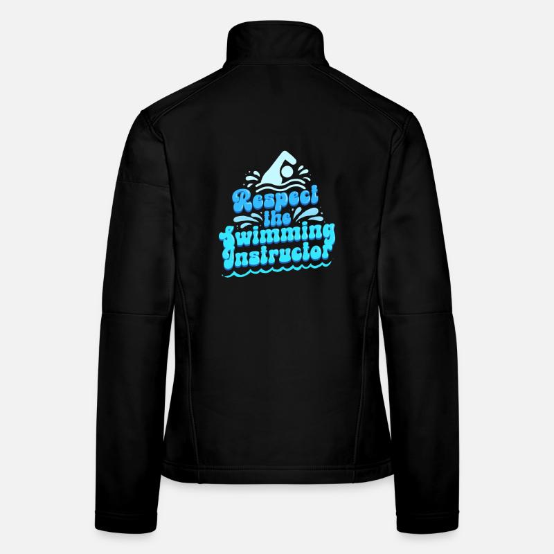 Schwimmlehrer Respect The Swimming Instructor Frauen Softshelljacke