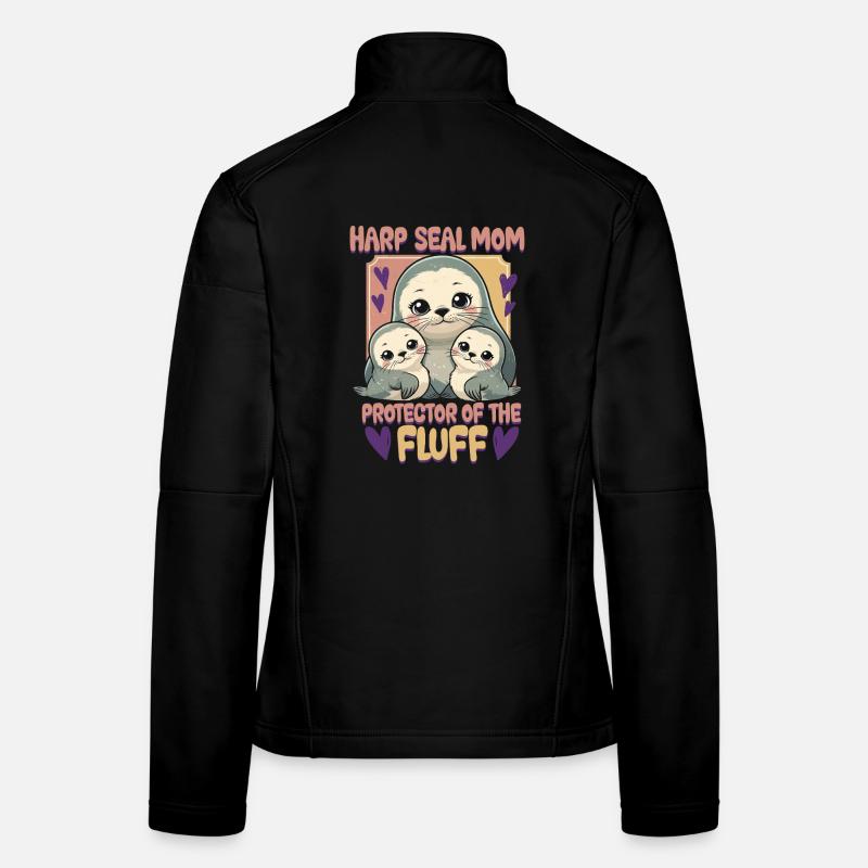 Phoques du harple Veste en tissu softshell Femme