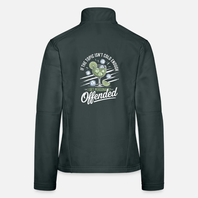 Gin If The Topic Isn't Cold Enough Women's Softshell Jacket