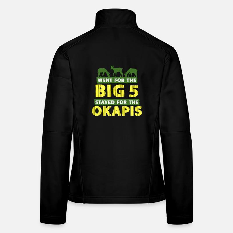 Okapi Tier Frauen Softshelljacke