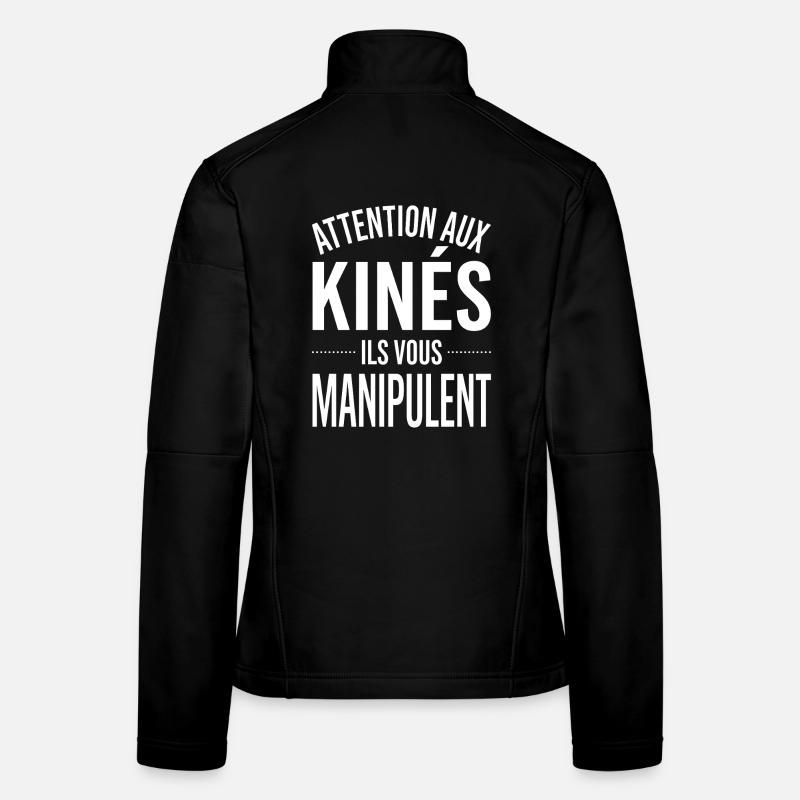 Attention aux kinés ils vous manipulent Veste en tissu softshell Femme