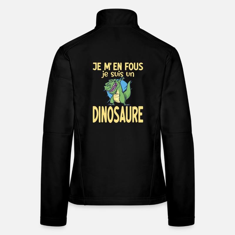 I don't care, I'm a dinosaur Humor Women's Softshell Jacket