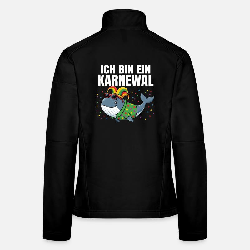 I AM A KARNEWAL – Witty play on words Women's Softshell Jacket