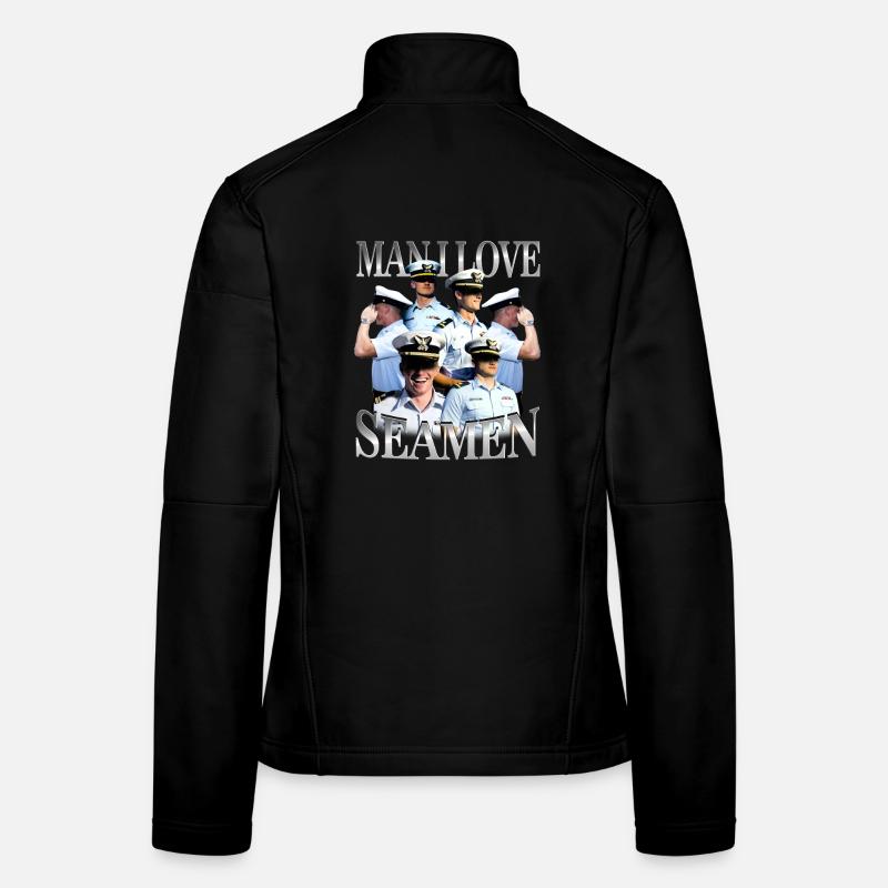 Mec, j’adore Seamen Bootleg inportable Veste en tissu softshell Femme