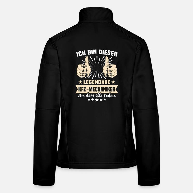 KFZ-Mechaniker Sprüche Frauen Softshelljacke