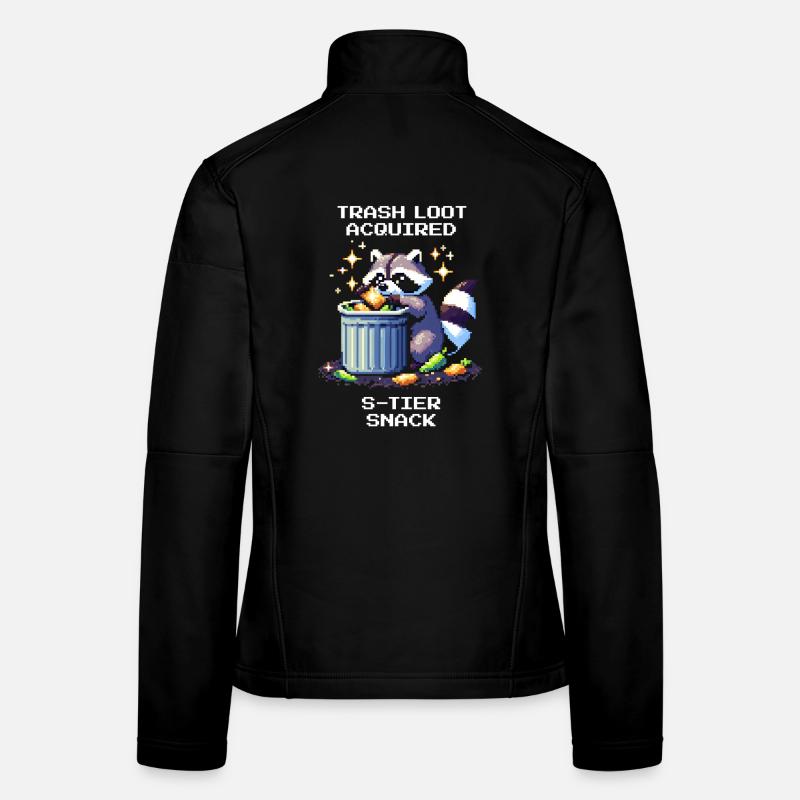 Trash Loot | Raccoon Snack Women's Softshell Jacket