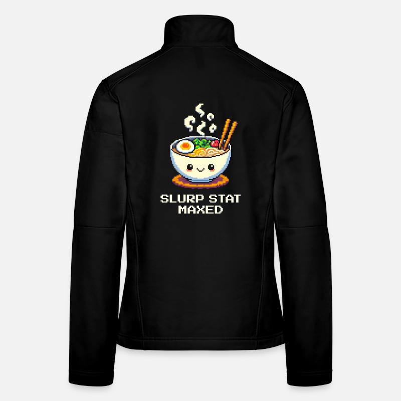 Schlürfen auf Max | Ramen Nerdhumor Frauen Softshelljacke