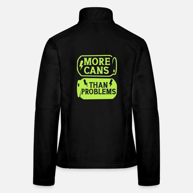 Energy Drink More Cans Than Problems Frauen Softshelljacke