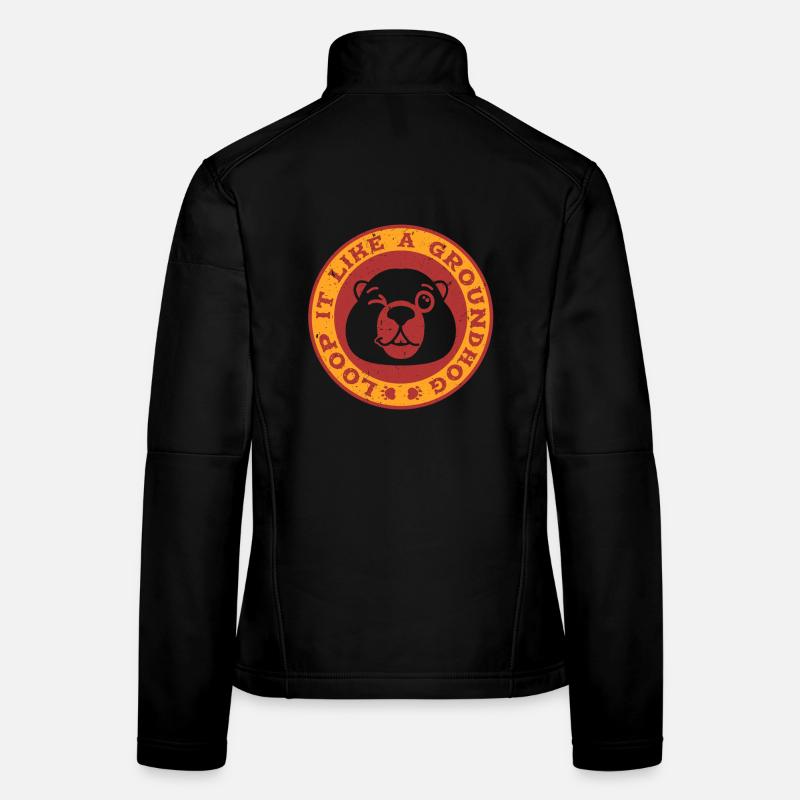 Murmeltiertag Murmeltier Loop It Like A Groundhog Frauen Softshelljacke