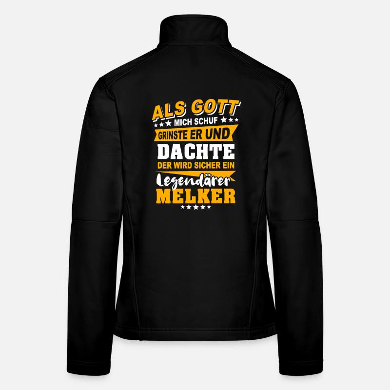 Melker Sprüche Frauen Softshelljacke