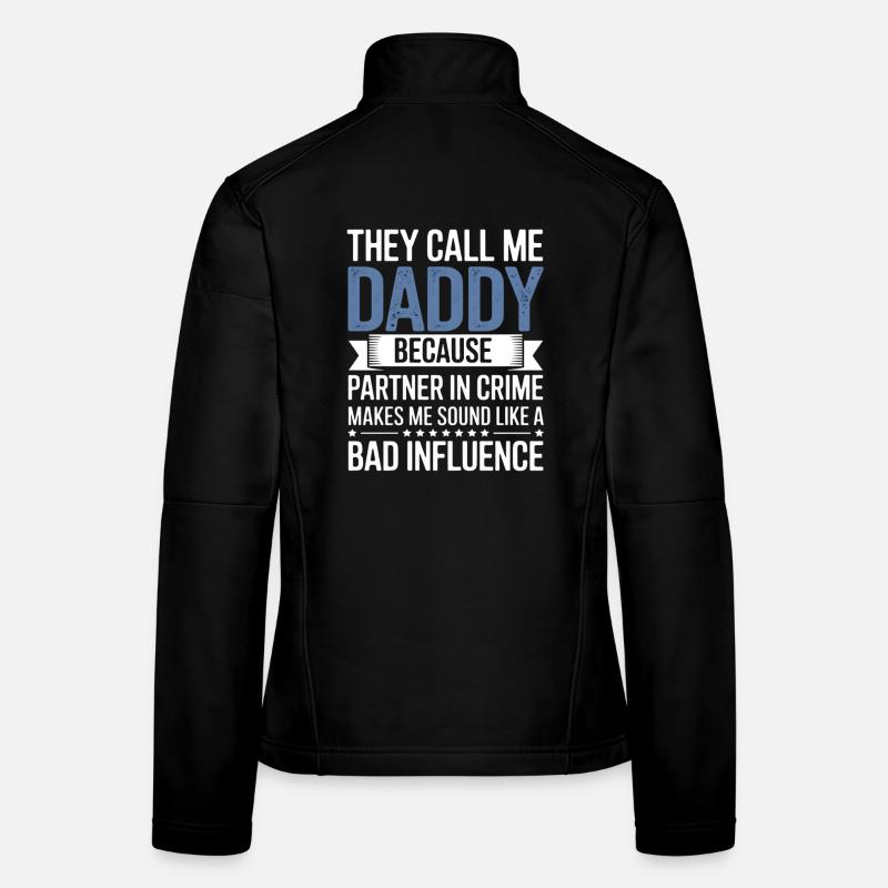 Daddy Partner in Crime Tee Frauen Softshelljacke
