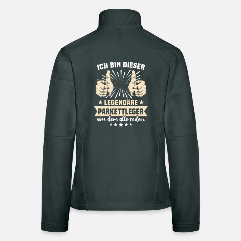 Parquet Layer Sayings Women's Softshell Jacket