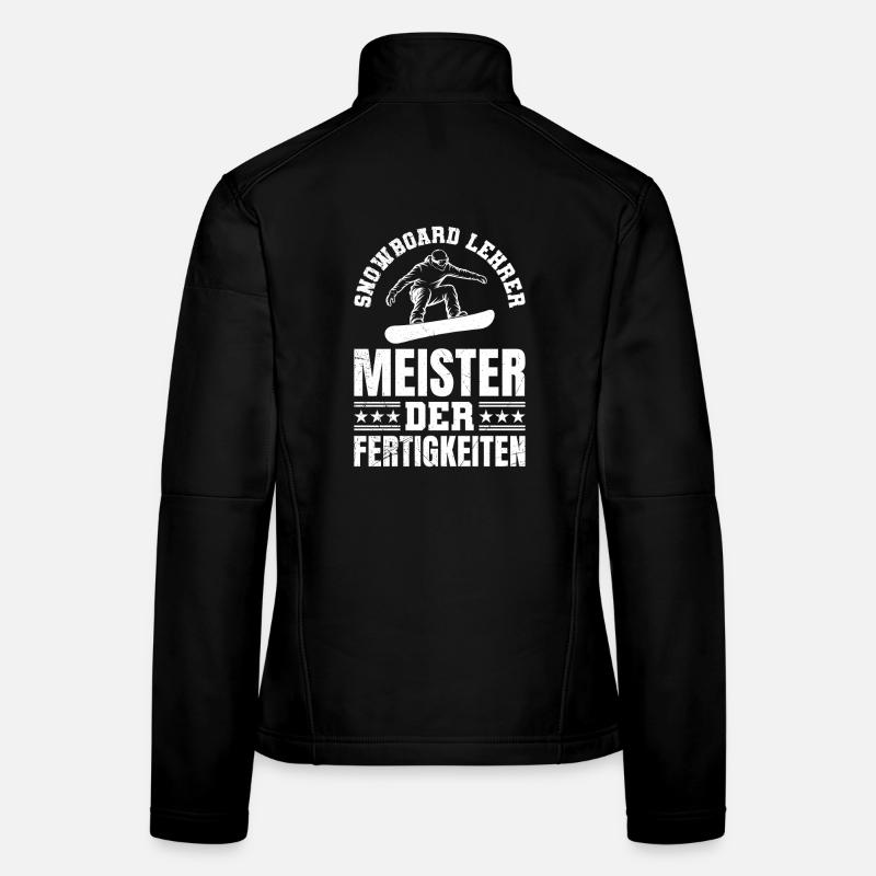 Snowboarder SNOWBOARD LEHRER MEISTERDER Frauen Softshelljacke